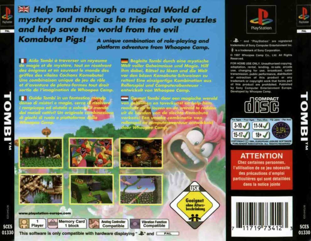 Contraportada de Tombi · EU