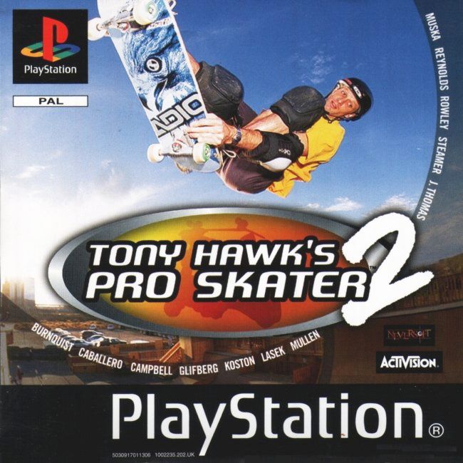 Portada de Tony Hawk's Pro Skater 2 · EU