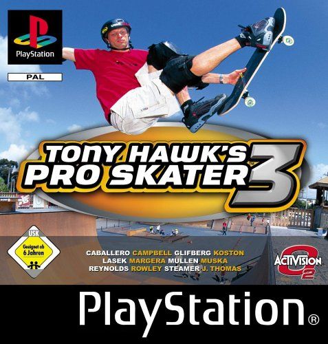 Portada de Tony Hawk's Pro Skater 3 · PAL Alemania