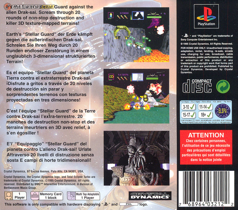Contraportada de Total Eclipse Turbo · EU