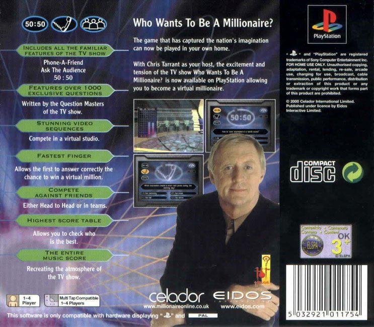 Contraportada de Who Wants to Be a Millionaire? · EU