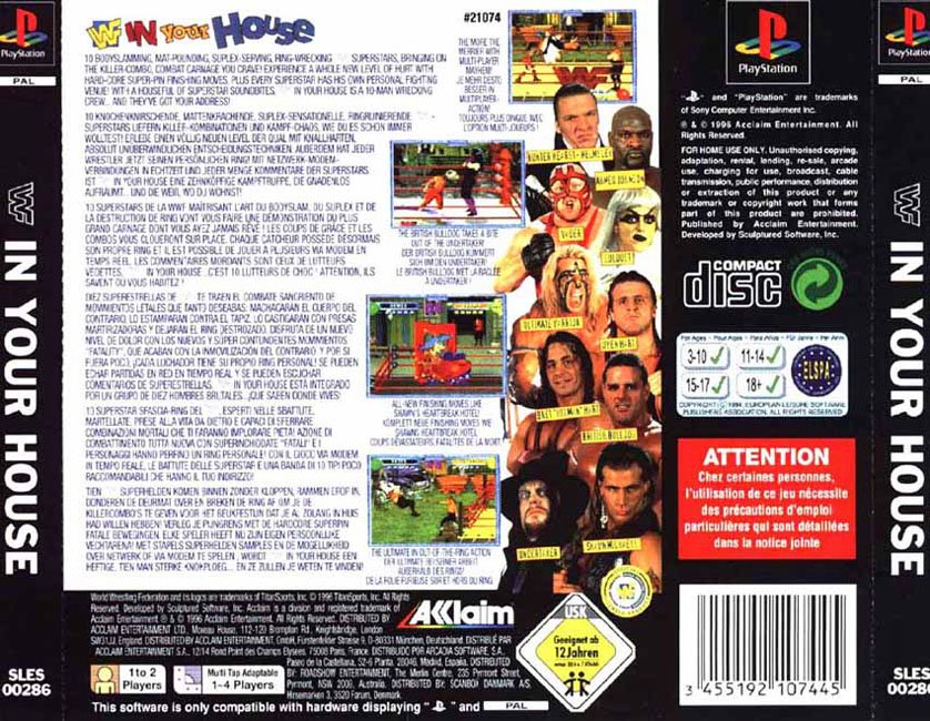 Contraportada de WWF in Your House · EU
