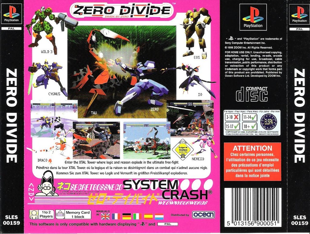 Contraportada de Zero Divide · EU