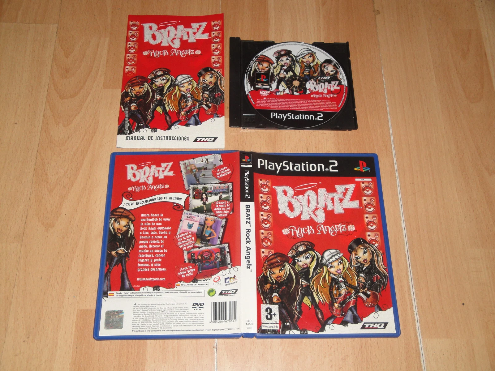 Fotografía de portada y contraportada de Bratz - Rock Angelz · ES