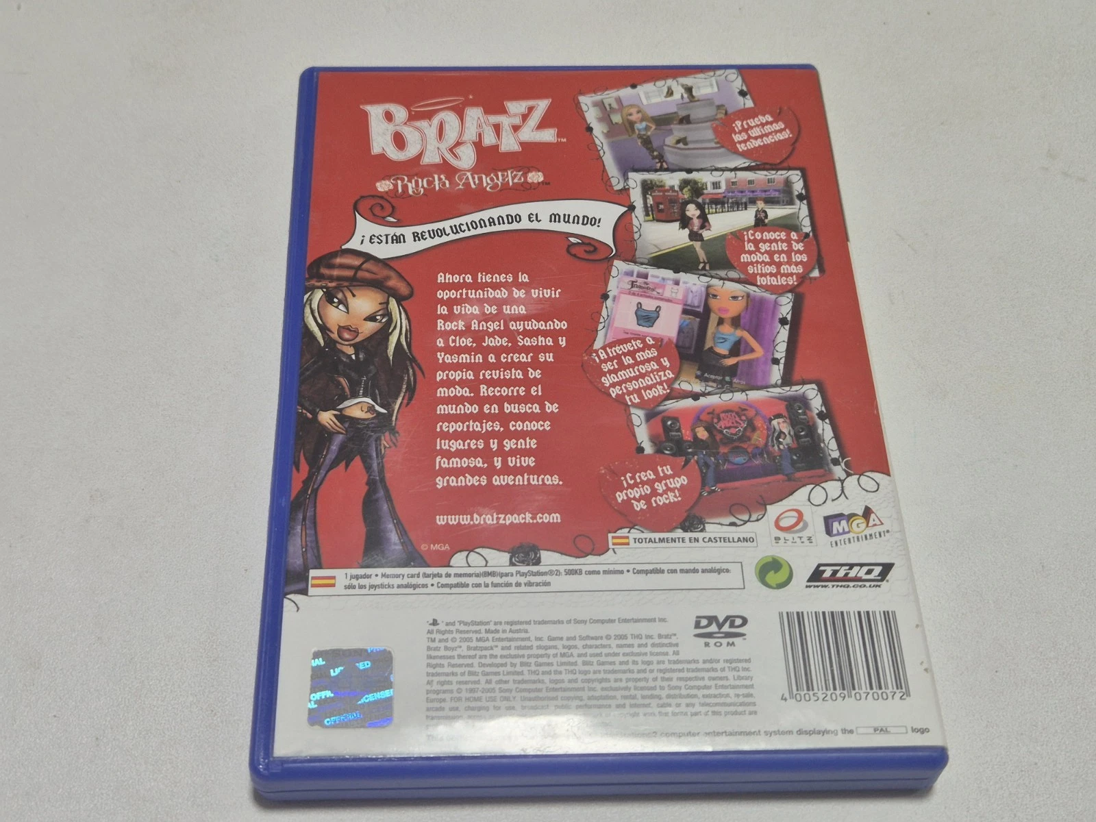 Fotografía de contraportada de Bratz - Rock Angelz · ES