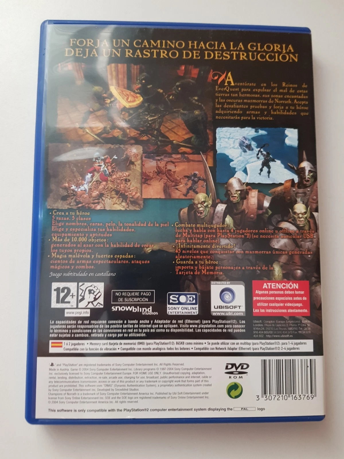 Fotografía de contraportada de Champions of Norrath · ES