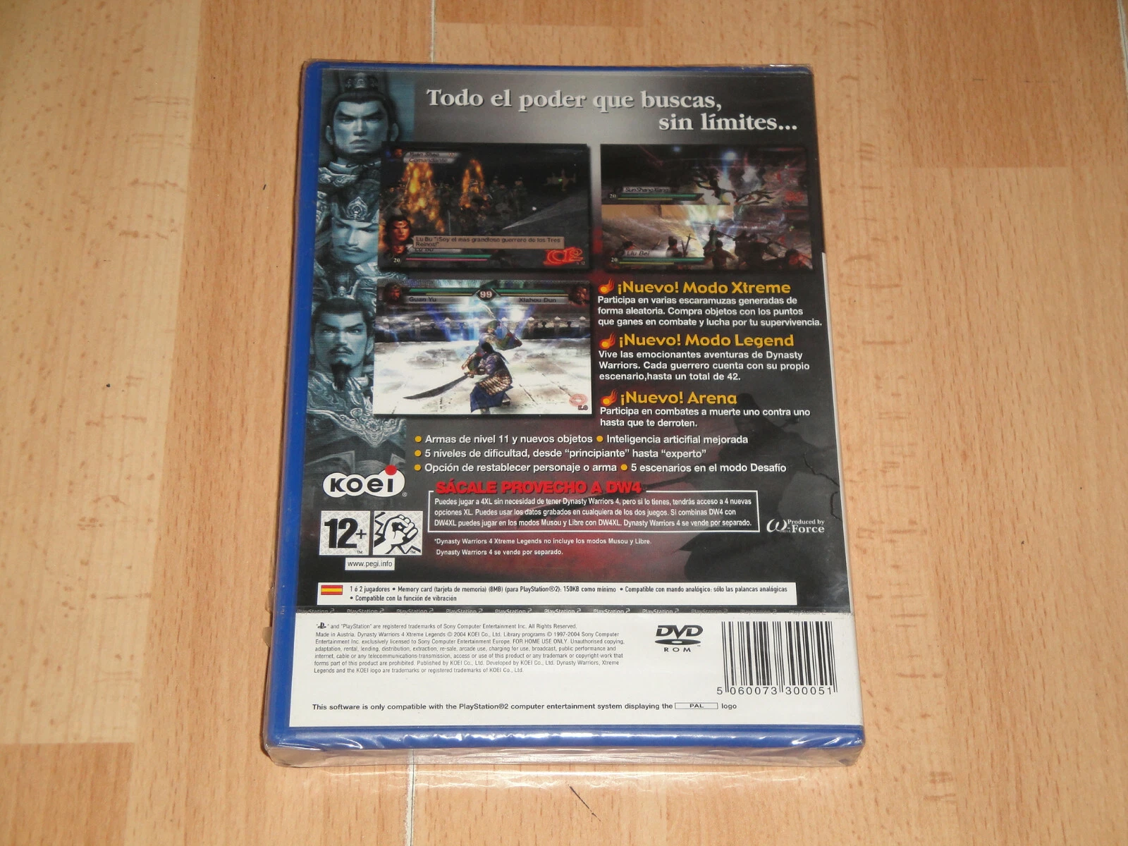 Fotografía de contraportada de Dynasty Warriors 4 - Xtreme Legends · ES