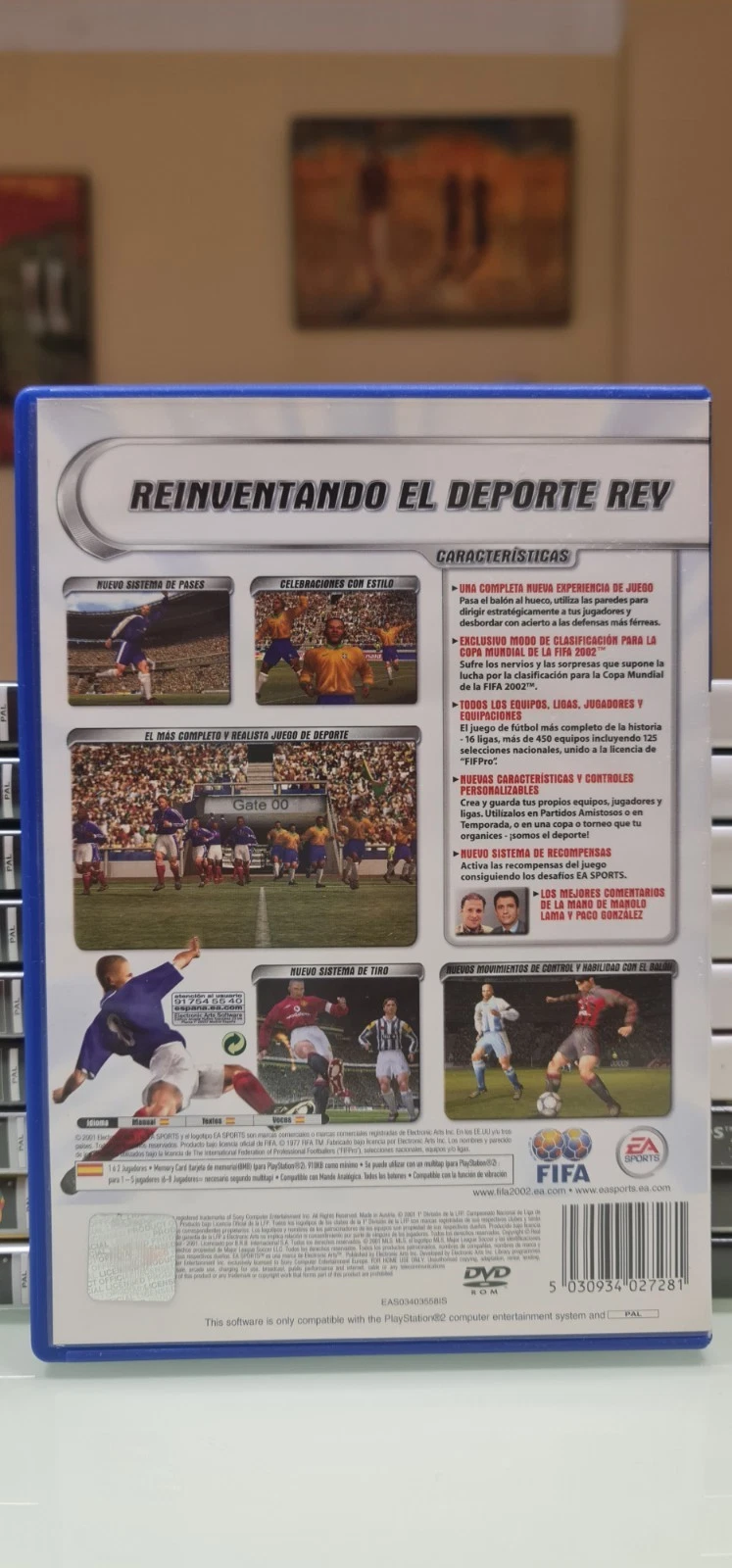 Fotografía de contraportada de Fifa Football 2002 · ES
