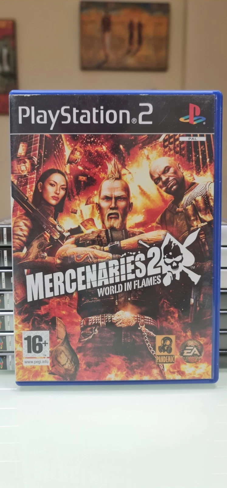 Portada de Mercenaries 2 - World in Flames · PAL España
