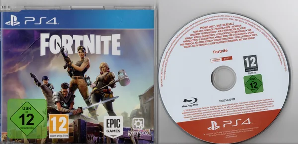 Caja y disco promocional de Fortnite [Promo Disc] · PAL · Mercado por determinar