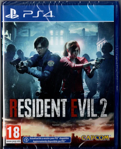 Portada del ejemplar escaneado de Resident Evil 2 · PAL España