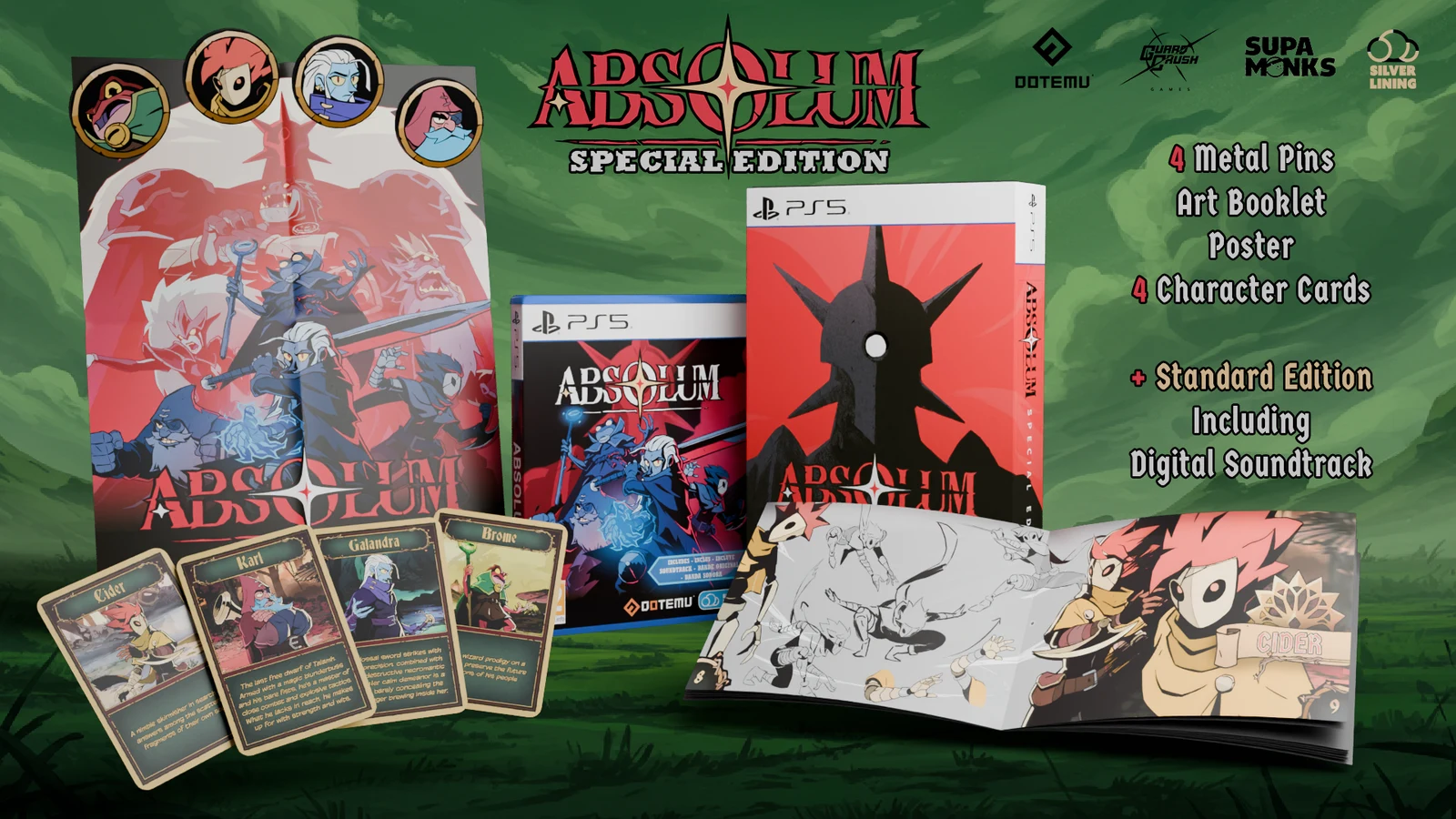 Vista oficial del contenido de Absolum Special Edition