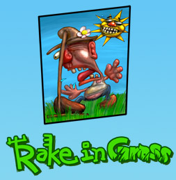 Logo de Rake in Grass